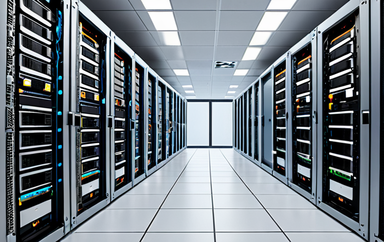 가상화 및 컨테이너 기술 - Virtualization Concept**

A modern data center with servers, visualized as multiple virtual machines...