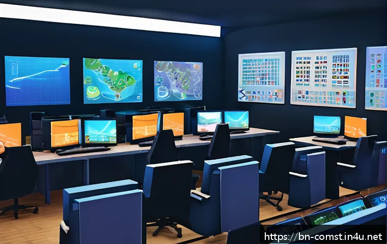 게임 프로그래밍 기초 - A detailed digital art scene of a game development studio with Bengali cultural elements subtly inte...
